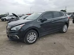 Salvage cars for sale at Homestead, FL auction: 2017 Buick Envision Preferred