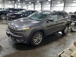 Jeep salvage cars for sale: 2018 Jeep Cherokee Limited