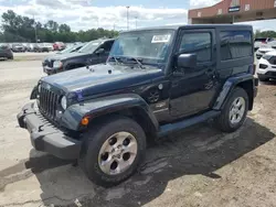 Jeep Wrangler Sahara salvage cars for sale: 2015 Jeep Wrangler Sahara