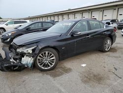 Salvage cars for sale at Louisville, KY auction: 2019 Infiniti Q50 Luxe