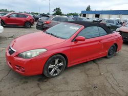 Toyota salvage cars for sale: 2007 Toyota Camry Solara SE