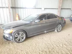 Salvage cars for sale at Houston, TX auction: 2018 Mercedes-Benz C300