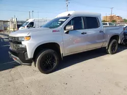 Salvage cars for sale at Los Angeles, CA auction: 2021 Chevrolet Silverado K1500 Trail Boss Custom