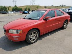 Volvo salvage cars for sale: 2007 Volvo S60 2.5T