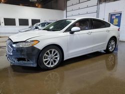 Ford salvage cars for sale: 2017 Ford Fusion SE