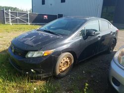 Salvage cars for sale at Montreal Est, QC auction: 2012 Honda Civic SI