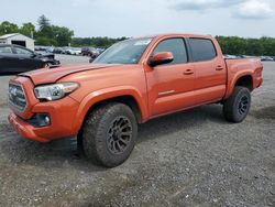 Salvage cars for sale at Grantville, PA auction: 2017 Toyota Tacoma Double Cab