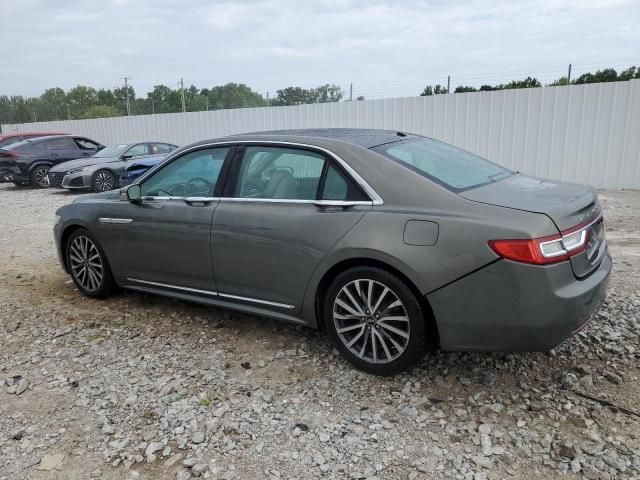 2017 Lincoln Continental Select