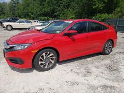 Salvage cars for sale at Candia, NH auction: 2017 Honda Civic EX