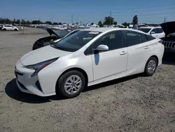 Salvage cars for sale at Eugene, OR auction: 2017 Toyota Prius