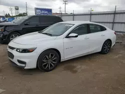 Chevrolet salvage cars for sale: 2017 Chevrolet Malibu LT