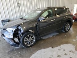 Salvage cars for sale at Franklin, WI auction: 2017 Toyota Rav4 HV Limited