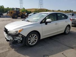 Subaru Impreza Premium salvage cars for sale: 2013 Subaru Impreza Premium