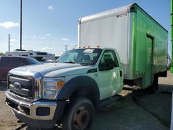 Salvage cars for sale from Copart Woodhaven, MI: 2014 Ford F550 Super Duty