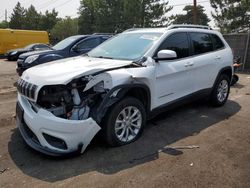 Salvage cars for sale at Denver, CO auction: 2019 Jeep Cherokee Latitude