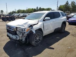 Salvage cars for sale at Denver, CO auction: 2019 GMC Acadia SLT-1