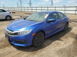 Salvage cars for sale from Copart Elgin, IL: 2016 Honda Civic LX