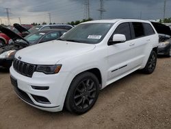 Jeep salvage cars for sale: 2020 Jeep Grand Cherokee Overland