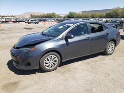 Salvage cars for sale from Copart Las Vegas, NV: 2018 Toyota Corolla L