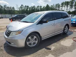 Salvage cars for sale at Harleyville, SC auction: 2013 Honda Odyssey Touring