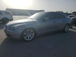 Salvage cars for sale at Wilmer, TX auction: 2006 BMW 550 I