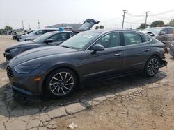 Salvage cars for sale at Chicago Heights, IL auction: 2020 Hyundai Sonata Limited