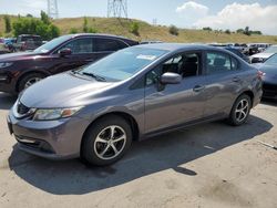 Salvage cars for sale at Littleton, CO auction: 2015 Honda Civic SE