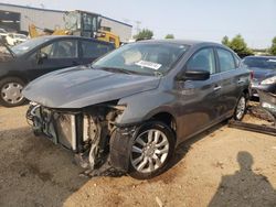 Salvage cars for sale at Elgin, IL auction: 2016 Nissan Sentra S