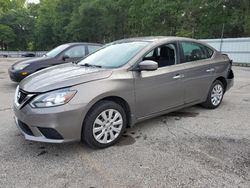 Salvage cars for sale at Austell, GA auction: 2016 Nissan Sentra S