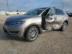 Salvage cars for sale at Temple, TX auction: 2018 Lincoln MKX Reserve