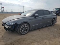 Salvage cars for sale at Greenwood, NE auction: 2021 Hyundai Sonata N Line