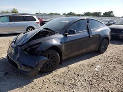 Salvage cars for sale at Kansas City, KS auction: 2024 Tesla Model Y