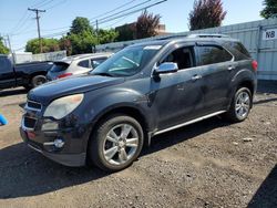 Salvage cars for sale at New Britain, CT auction: 2011 Chevrolet Equinox LTZ