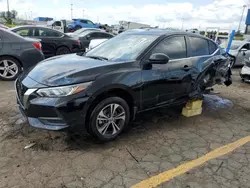 Nissan salvage cars for sale: 2022 Nissan Sentra SV