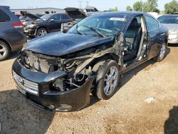 Salvage cars for sale at Elgin, IL auction: 2012 Nissan Maxima S