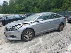 Salvage cars for sale at Candia, NH auction: 2017 Hyundai Sonata SE