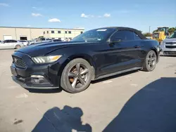 Salvage cars for sale at Wilmer, TX auction: 2015 Ford Mustang