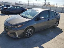 Salvage cars for sale at Sun Valley, CA auction: 2019 Toyota Prius Prime