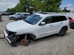 Jeep salvage cars for sale: 2018 Jeep Grand Cherokee Limited