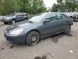 Salvage cars for sale at Portland, OR auction: 2004 Honda Accord LX