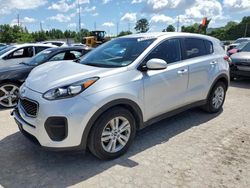 Salvage cars for sale at Bridgeton, MO auction: 2019 KIA Sportage LX