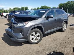 Salvage cars for sale at East Granby, CT auction: 2019 Toyota Rav4 XLE