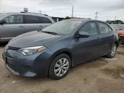 Salvage cars for sale at Dyer, IN auction: 2016 Toyota Corolla L