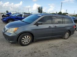 Honda salvage cars for sale: 2010 Honda Odyssey EXL