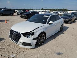 Salvage cars for sale at Houston, TX auction: 2017 Audi A3 Premium Plus