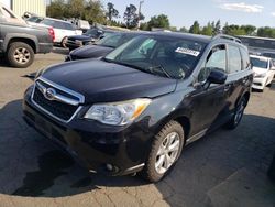 Salvage cars for sale at Woodburn, OR auction: 2015 Subaru Forester 2.5I Limited