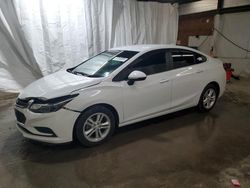 Salvage cars for sale at Ebensburg, PA auction: 2018 Chevrolet Cruze LT