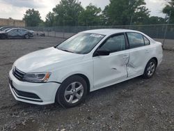 Salvage cars for sale at Baltimore, MD auction: 2016 Volkswagen Jetta S