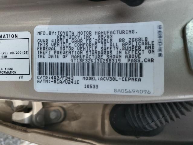 2003 Toyota Camry LE