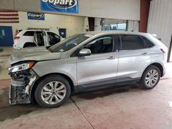 Salvage cars for sale at Angola, NY auction: 2022 Ford Edge Titanium